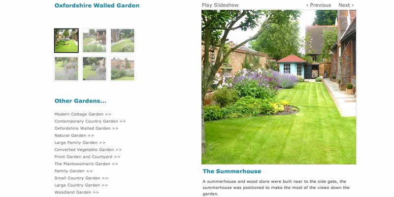Peter Bird Landscape Gardener Website Design