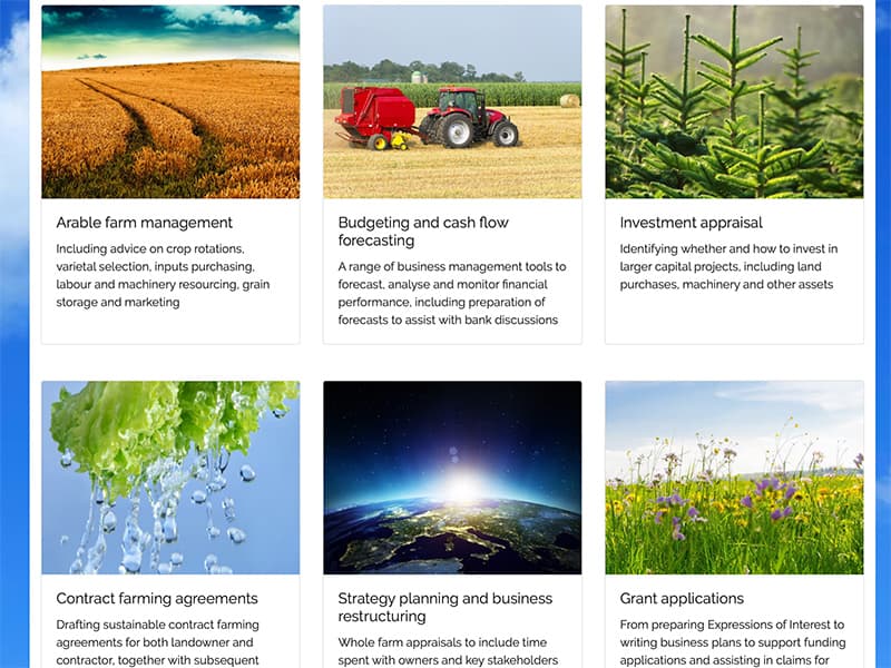 Farming and Rural Business Support website