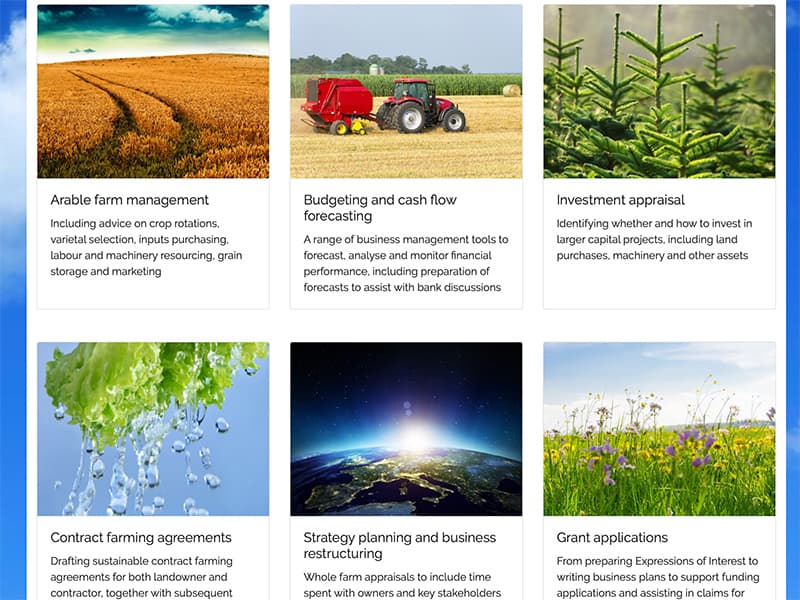 Farming and Rural Business Support website